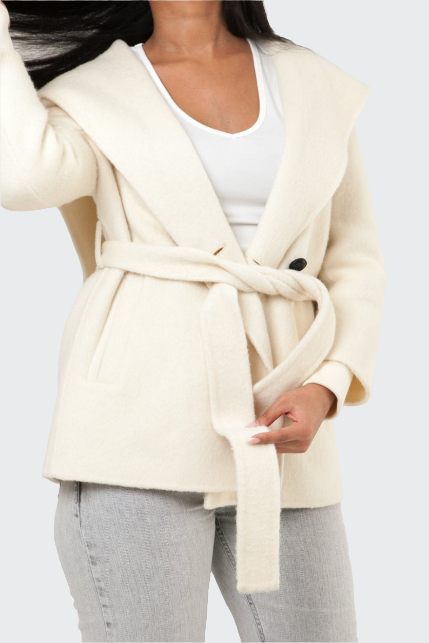 Shawl Collar Cashmere Coat