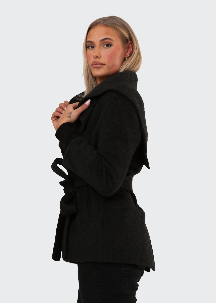 Shawl Collar Cashmere Coat