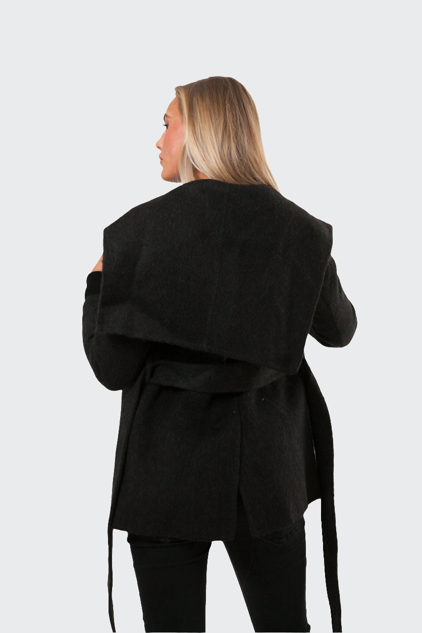 Shawl Collar Cashmere Coat