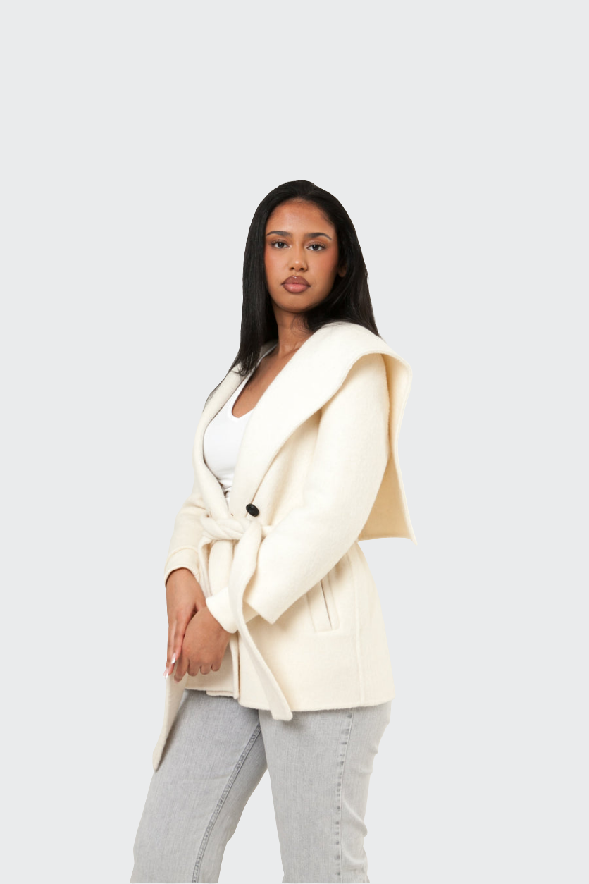 Shawl Collar Cashmere Coat