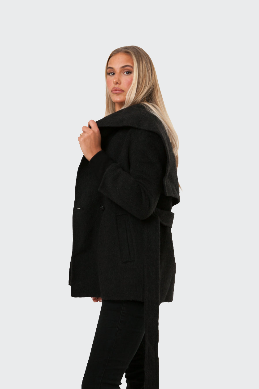 Shawl Collar Cashmere Coat