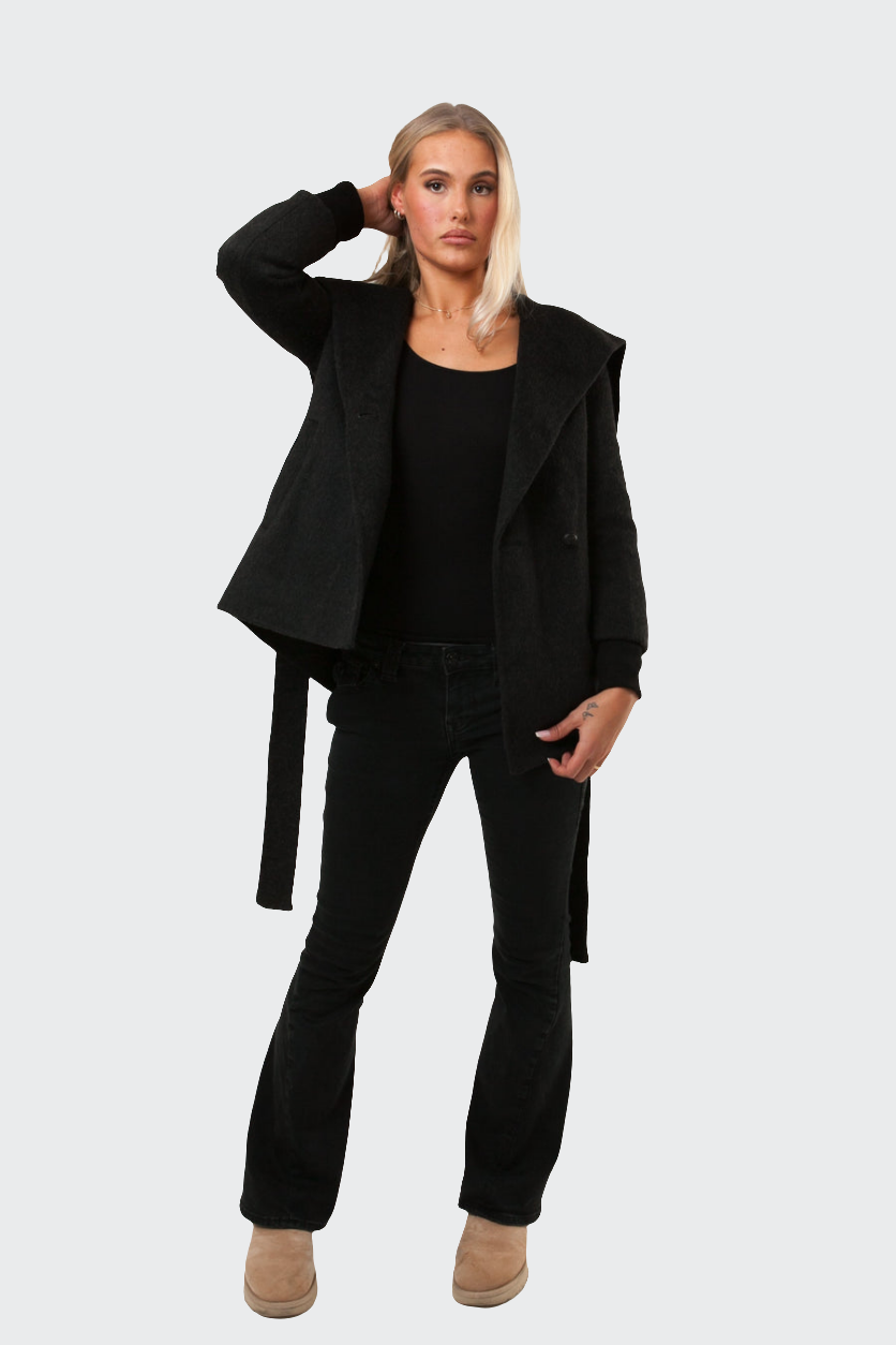Shawl Collar Cashmere Coat