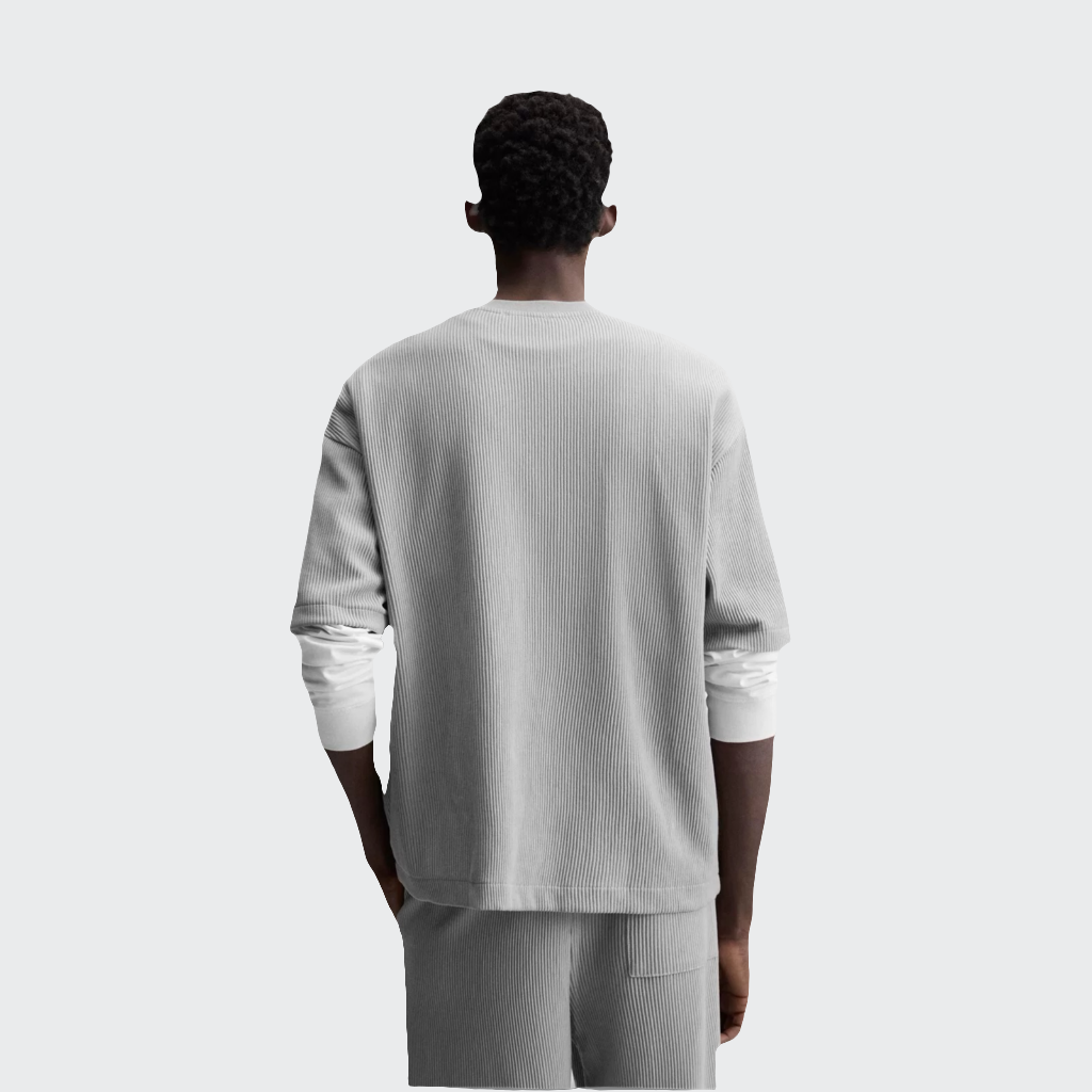 T-Shirt mit Struktur-Aufnäher