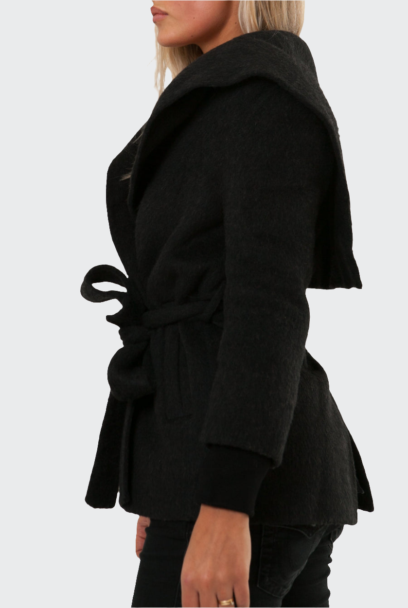 Shawl Collar Cashmere Coat