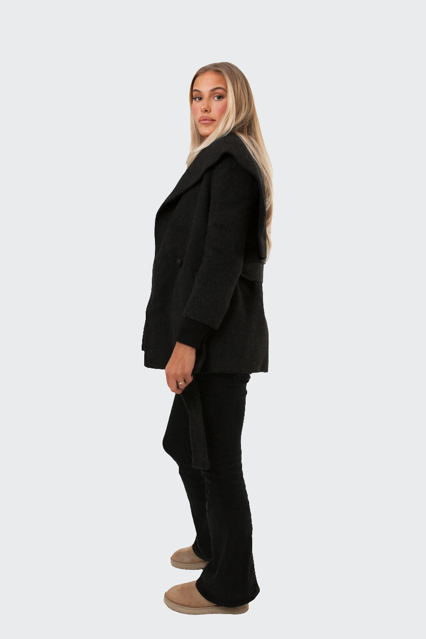 Shawl Collar Cashmere Coat