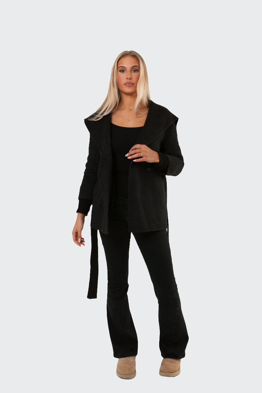 Shawl Collar Cashmere Coat