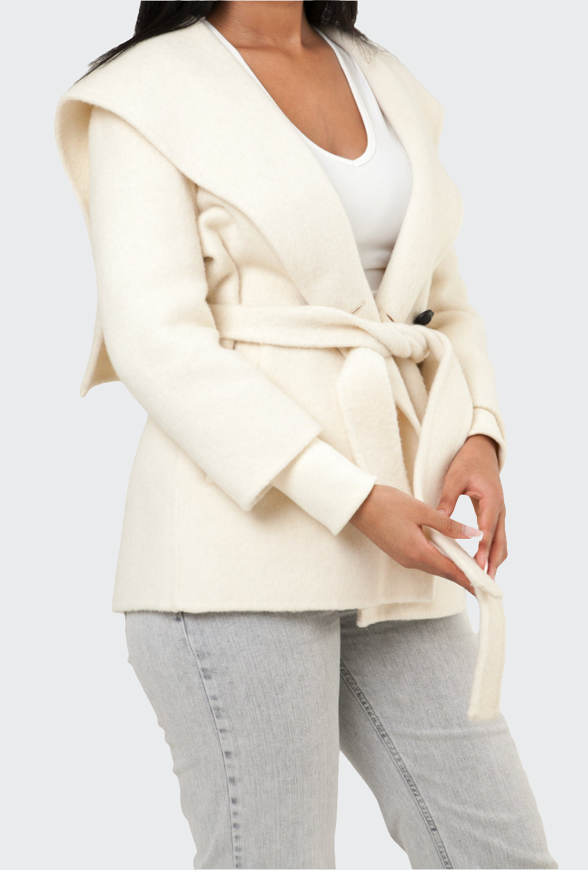 Shawl Collar Cashmere Coat