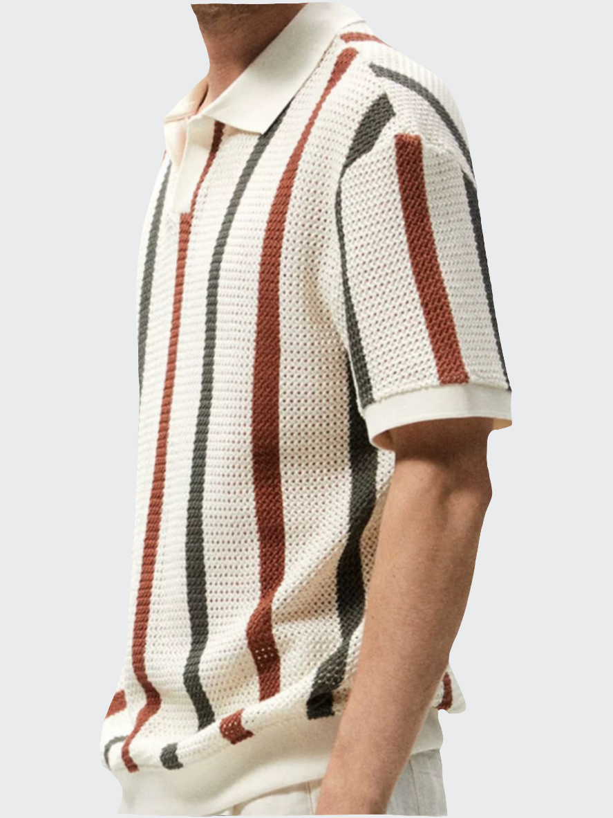 Strick Polohemd