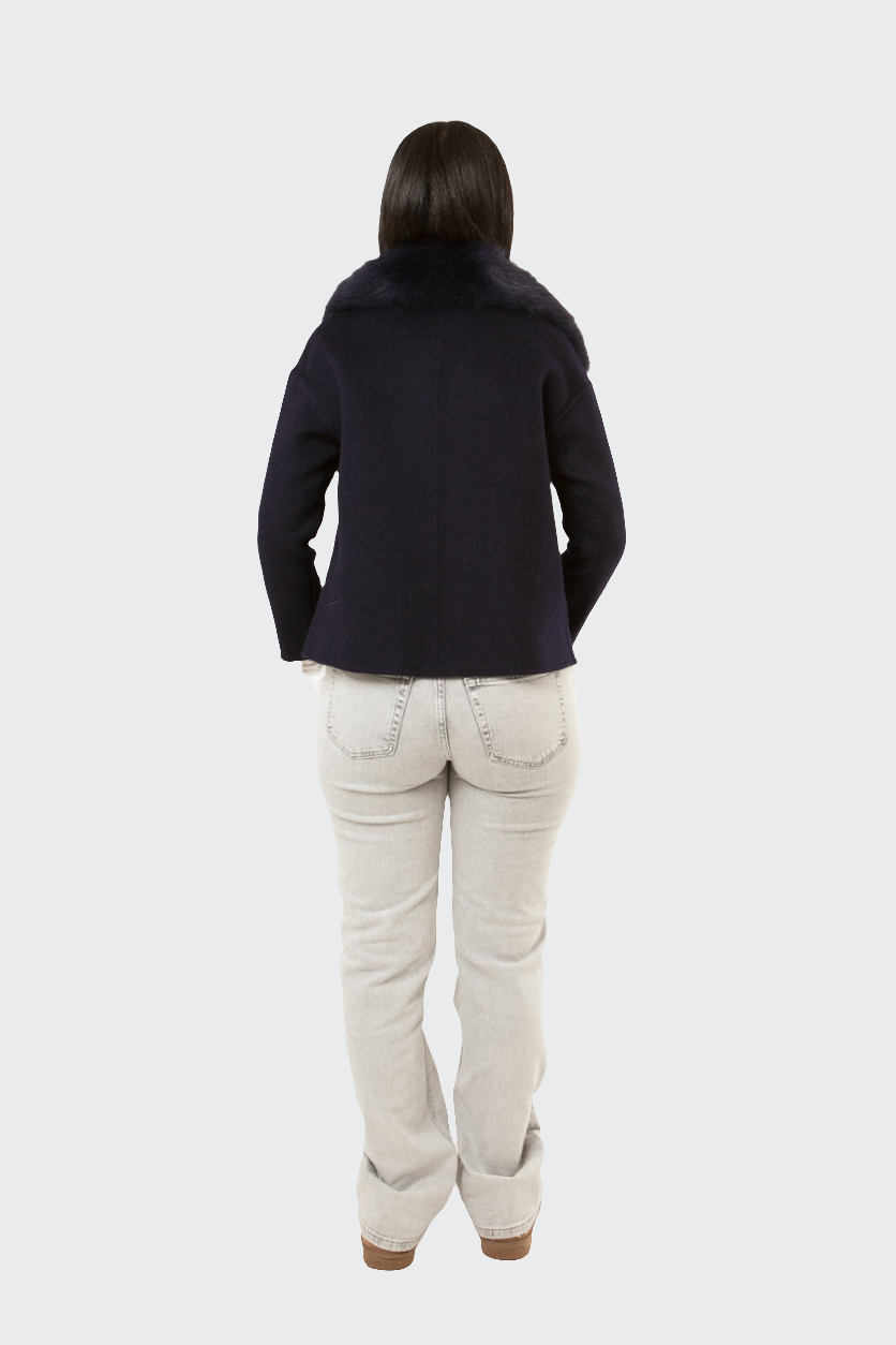 Double Button Cashmere Coat