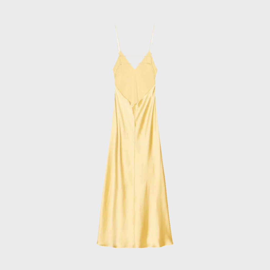 Midi-Kleid in Satinoptik