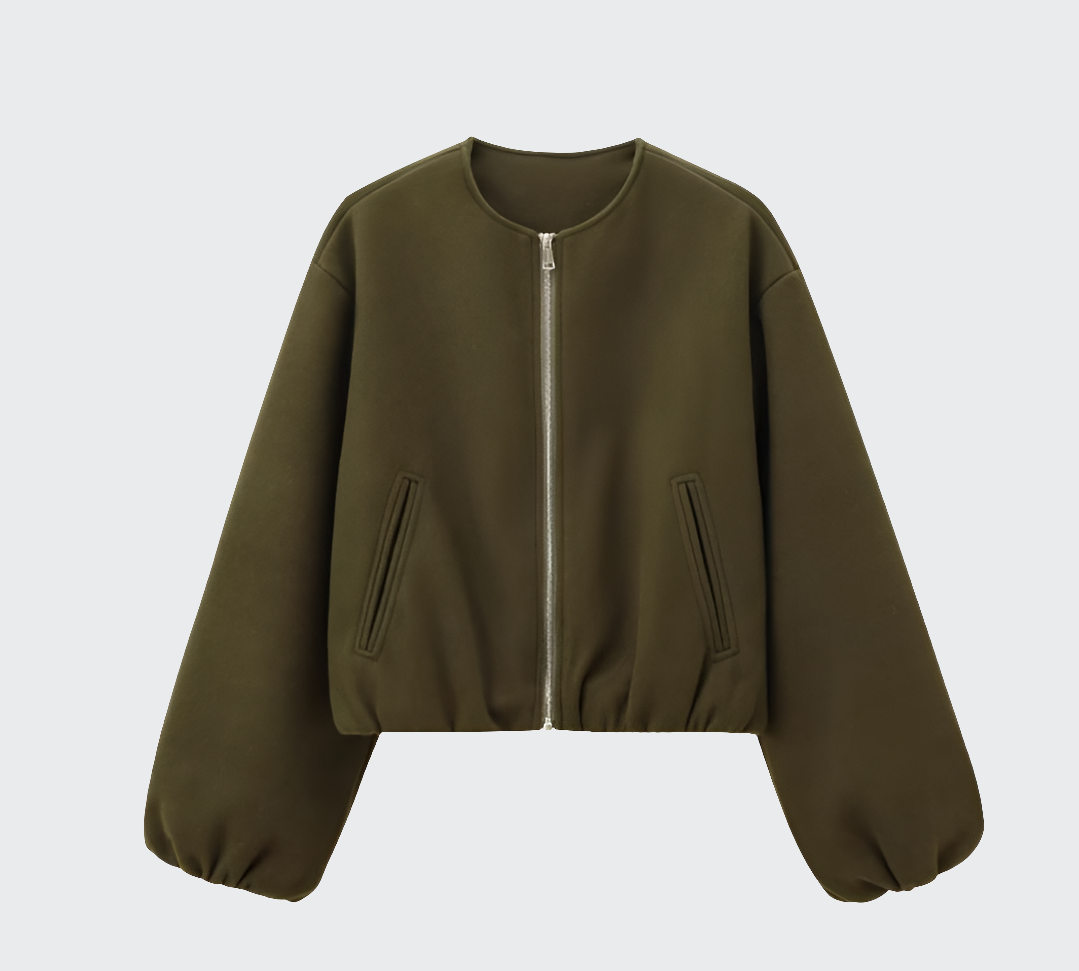 Virale Cropped Bomberjacke