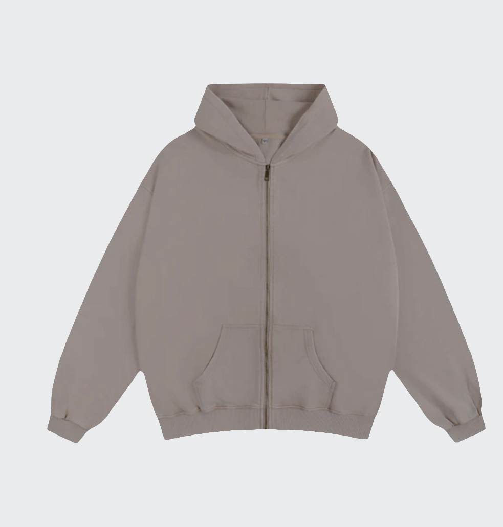 Washed Zipper