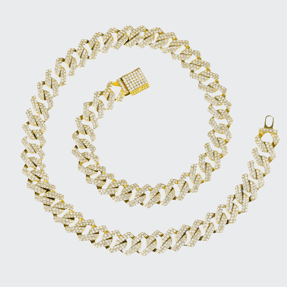 Iced Out Chain - Gold