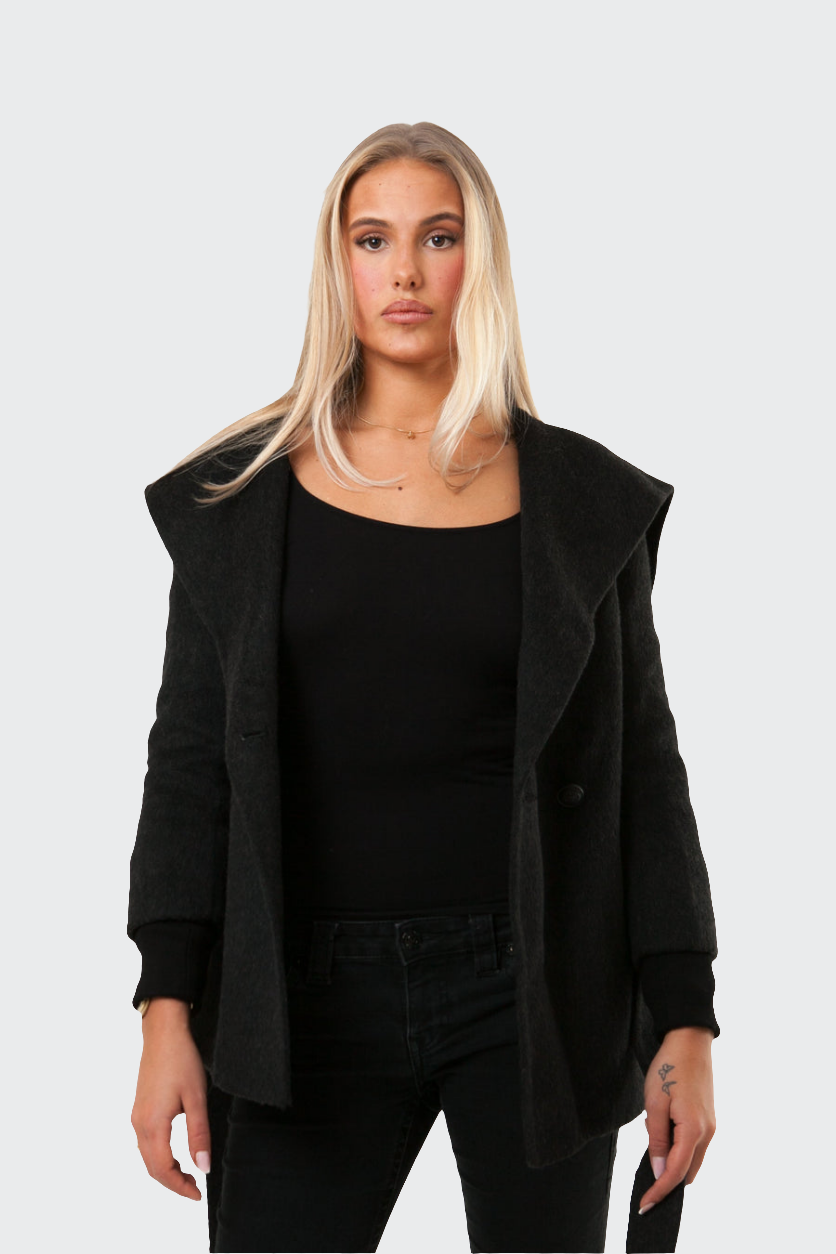 Shawl Collar Cashmere Coat