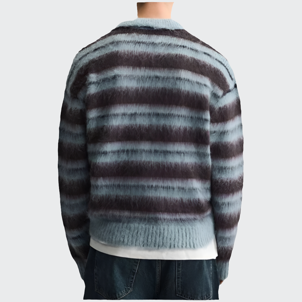 Strick-Poloshirt