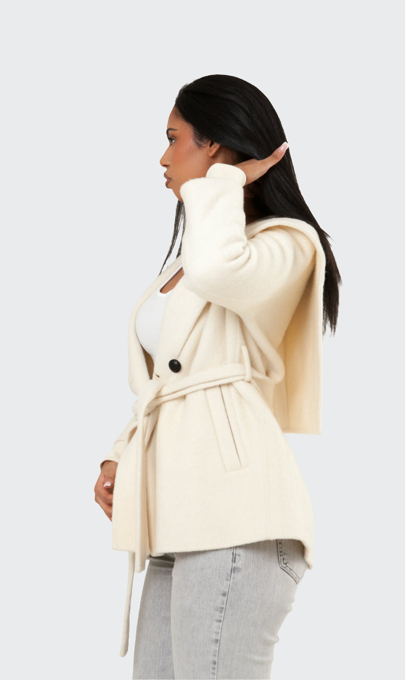 Shawl Collar Cashmere Coat