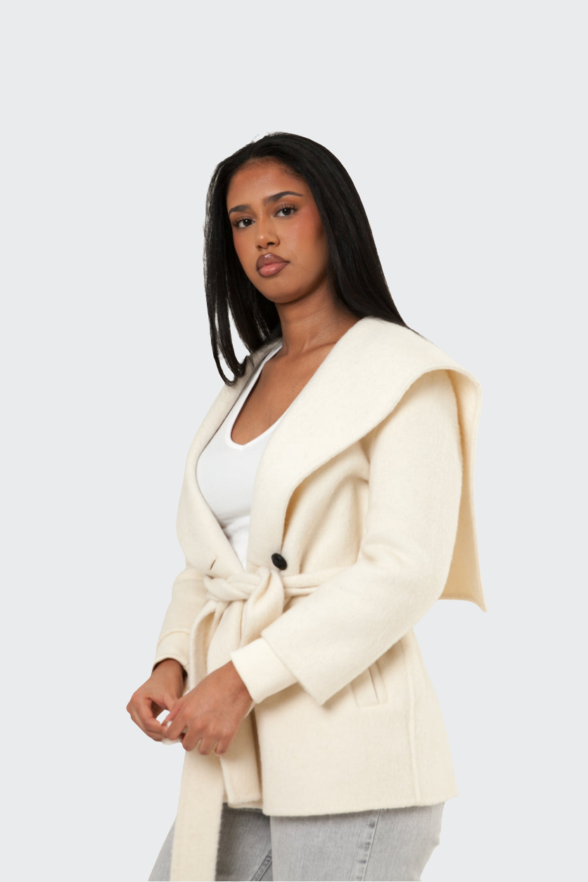 Shawl Collar Cashmere Coat