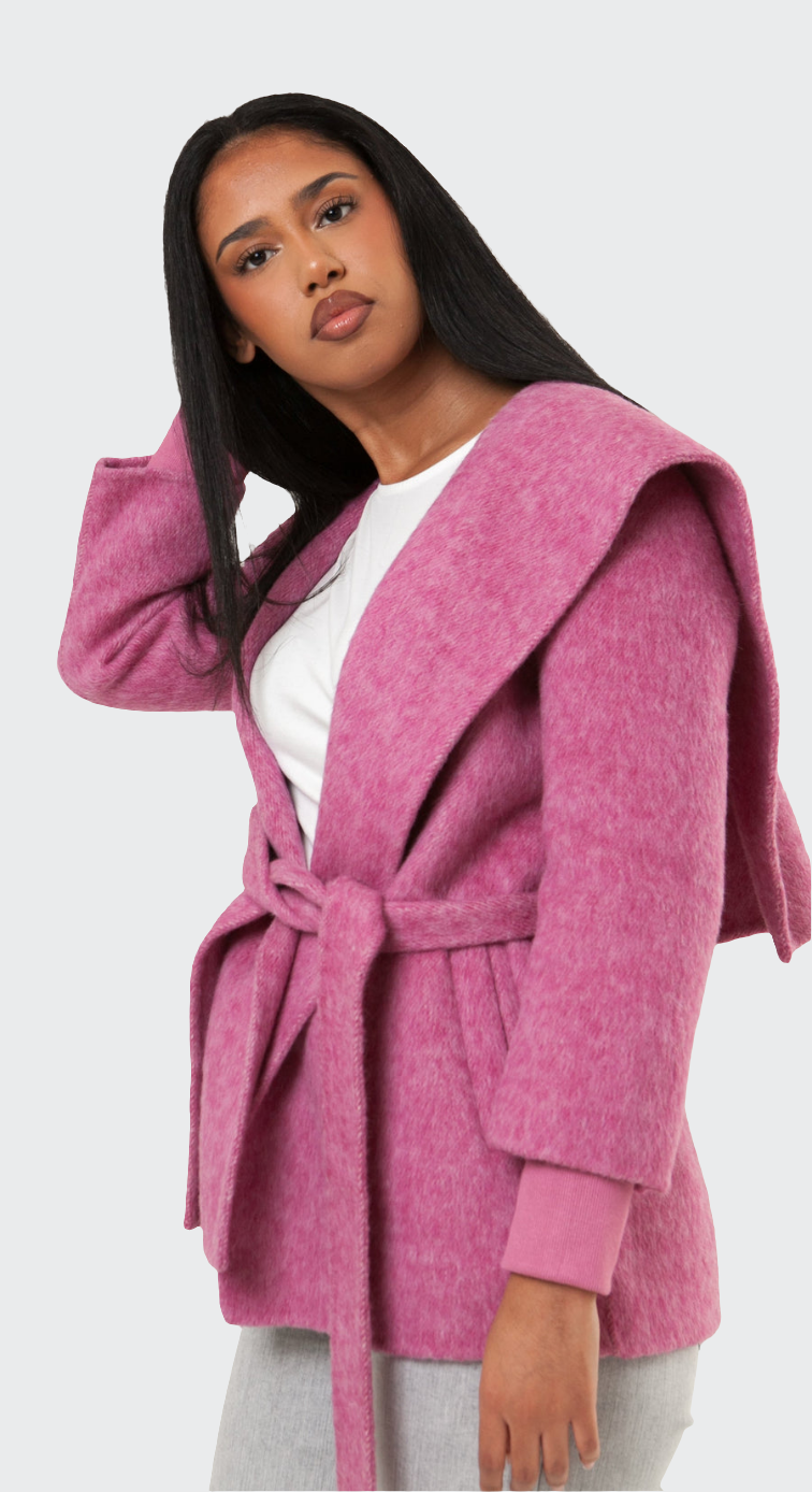 Shawl Collar Cashmere Coat