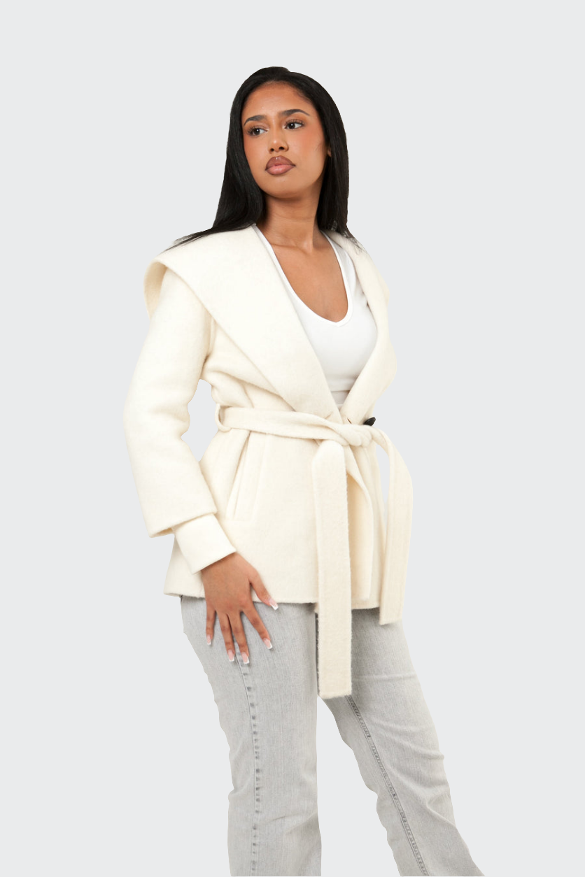 Shawl Collar Cashmere Coat