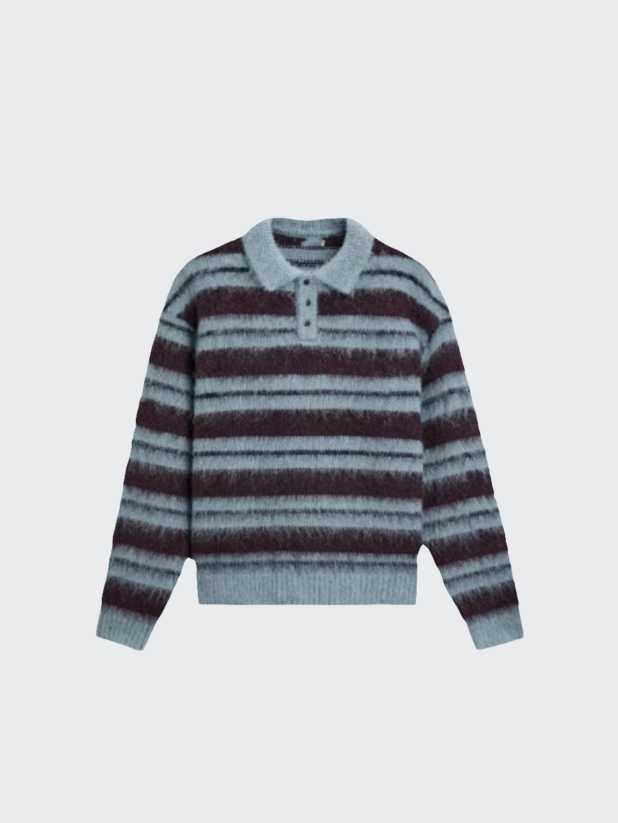 Strick-Poloshirt
