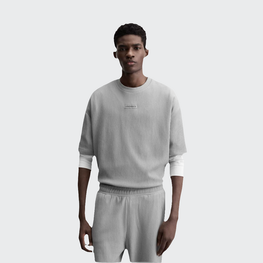 T-Shirt mit Struktur-Aufnäher