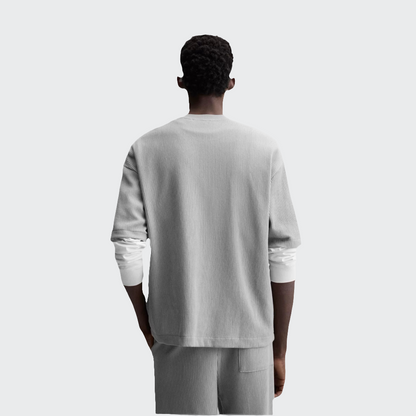 T-Shirt mit Struktur-Aufnäher