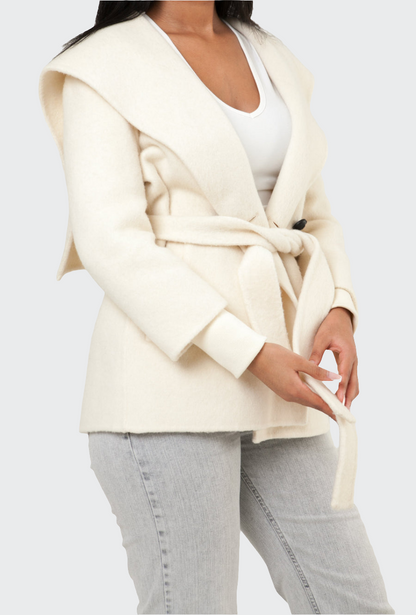 Shawl Collar Cashmere Coat