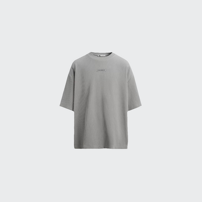 T-Shirt mit Struktur-Aufnäher