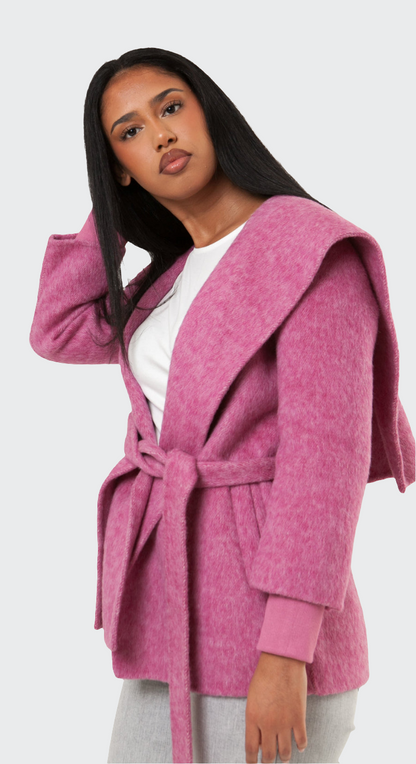 Shawl Collar Cashmere Coat