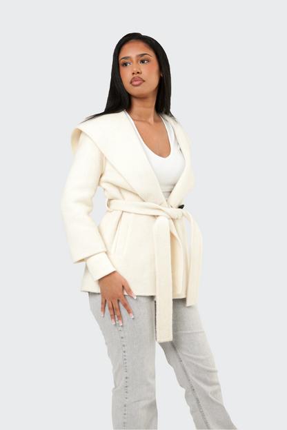 Shawl Collar Cashmere Coat