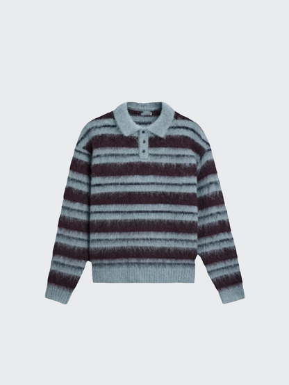 Strick-Poloshirt